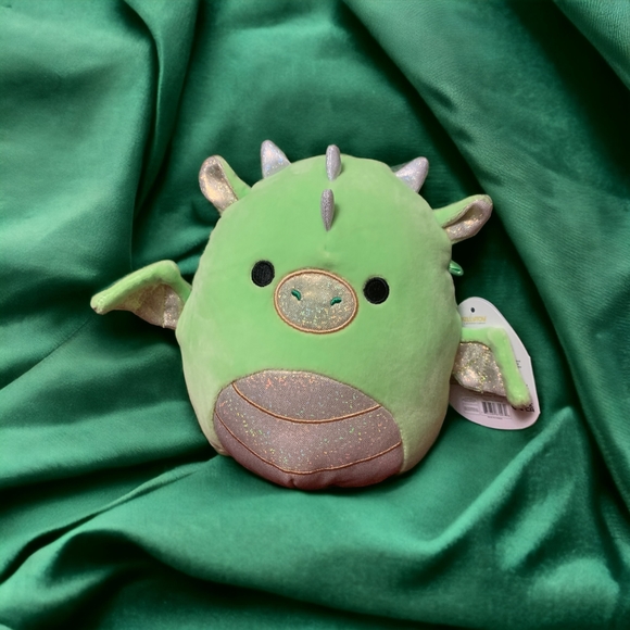 Squishmallows Toys Eyk The Green Sparkling Dragon Squishmallow